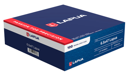 Berger/Lapua Unprimed Cases 6.5x47mm Lapua Rifle Brass 100/Box