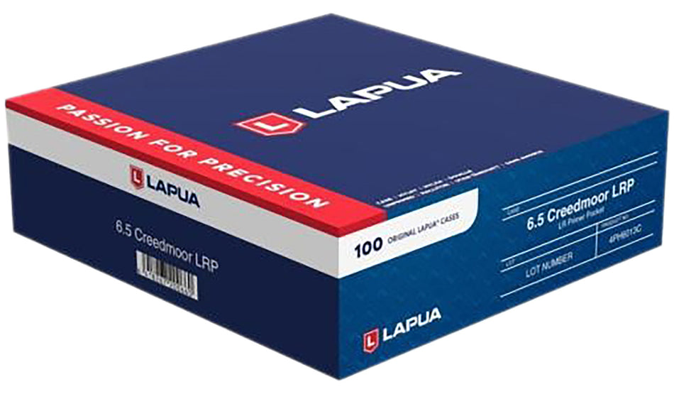 Berger/Lapua Unprimed Cases 6.5 Creedmoor Large Rifle Primer Brass 100/Box