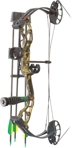 PSE Mini Burner Youth RH Compound Bow Set 40 lb MO Bottomland Country