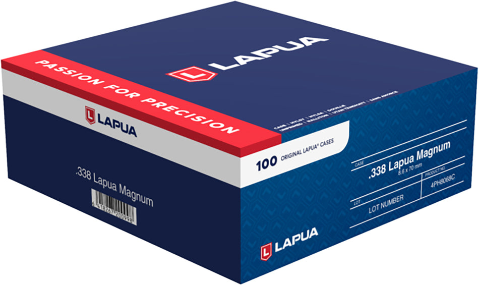 Berger Bullets 4PH8068C Unprimed Brass Cases 338 Lapua Mag Rifle 100/Box