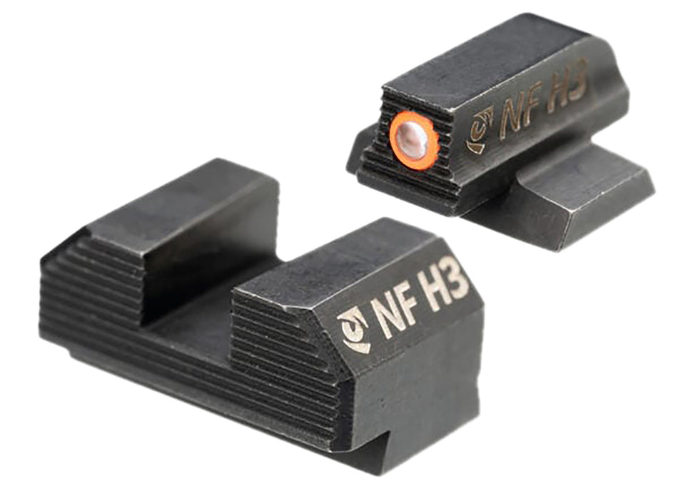 Night Fision Tritium OR Stealth Night Sight Set for Canik MC9 – CNK-030-163-193-OGZG Orange Ring
