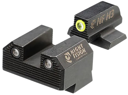 Night Fision Tritium OR Stealth Sight Set for Canik METE SF CNK-029-187-250-YGZG – Yellow Ring
