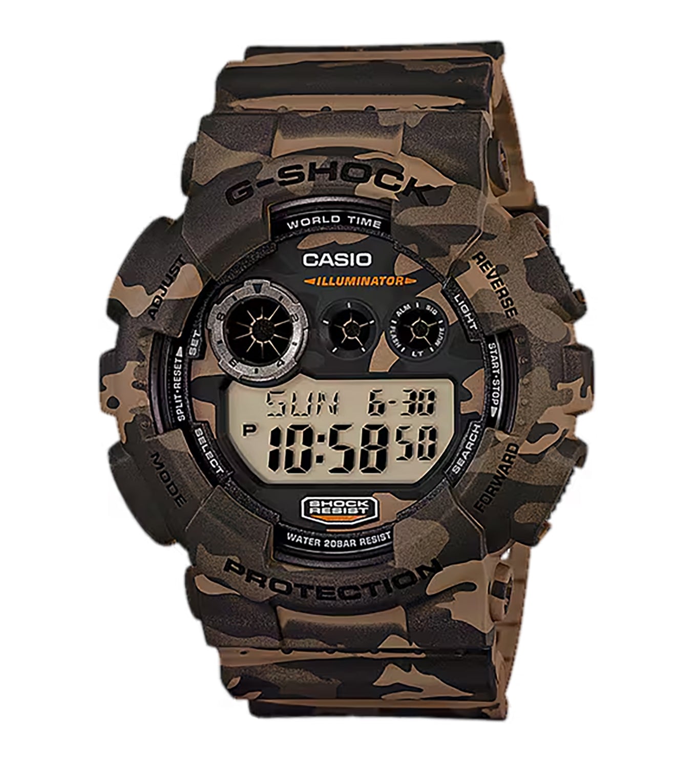 GSHOCK GD120CM5CR WOODLAND CAMO DIGITAL CAMO