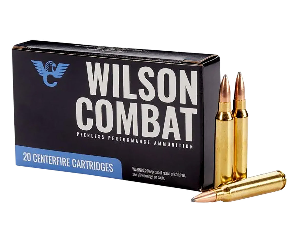 Wilson Combat Sierra Gameking .223 Remington 65 grain Spitzer Boat Tail ammunition