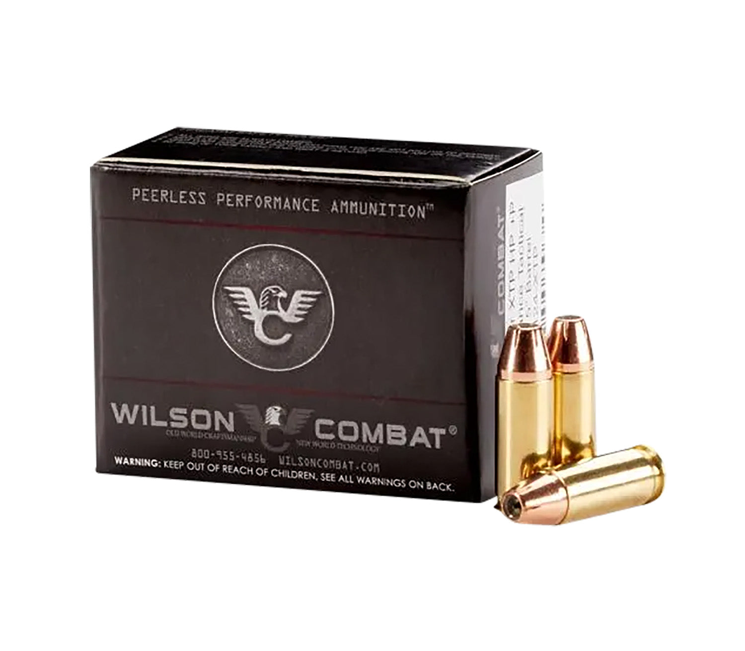 Wilson Combat Hornady XTP +P .38 Special 124 grain Hollow Point ammunition