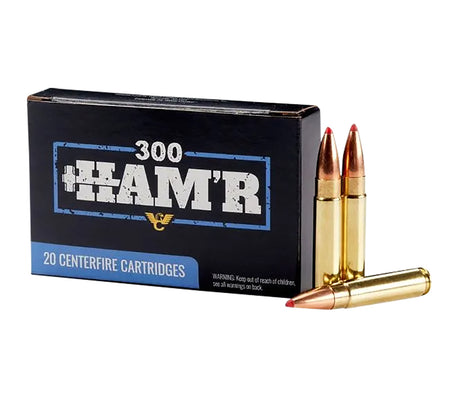 Wilson Combat Hornady FTX .300 HAM'R 135 grain Polymer Tipped Flat Based ammunition