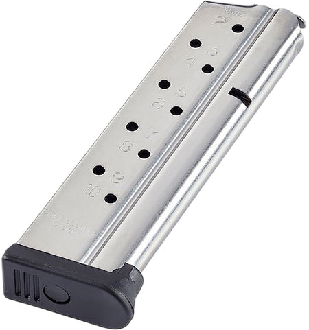 CMC Products MRP9FS10 1911 Full Size Range Pro 10-Round 9mm Stainless/Black Fluoropolymer Magazine