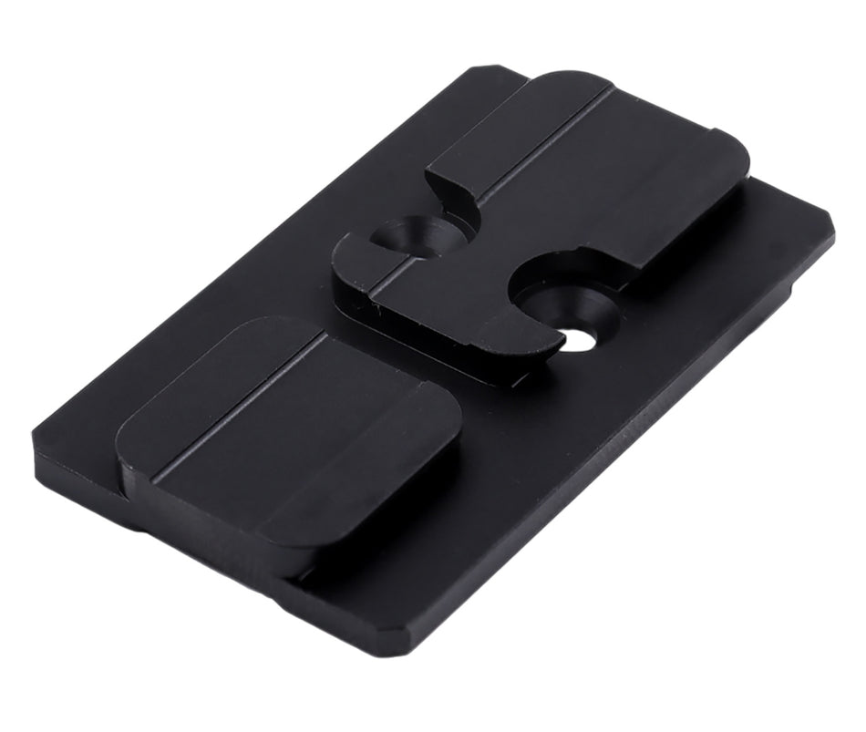 XS Sights GLOM001SM1ACRO Glock MOS ACRO Footprint Optic Mounting Plate Nitride Steel Black