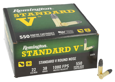 Remington Standard V .22 Long Rifle 36 Gr Solid