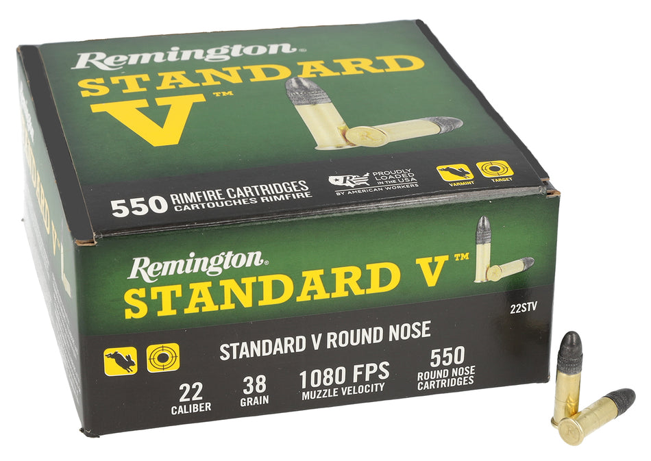 Remington Standard V .22 Long Rifle 36 Gr Solid