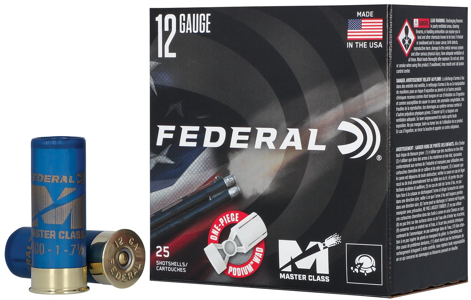 Federal  #7.5 12 Gauge 1-1/8 oz 2.75 in