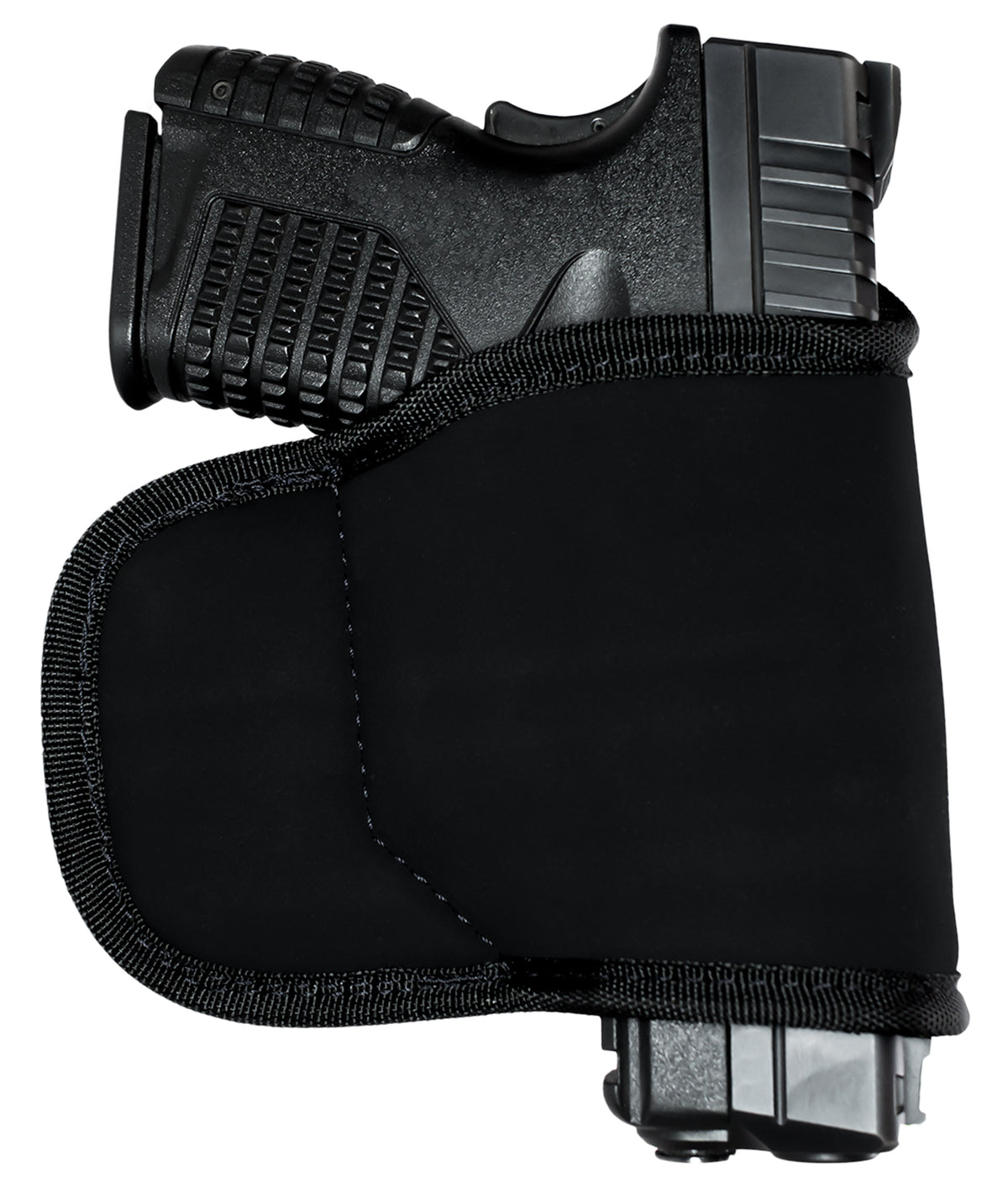 GrovTec US Inc GTHL15098BLKL Multi-Fit OWB Black Size 98 Small/Med Holster Left Hand