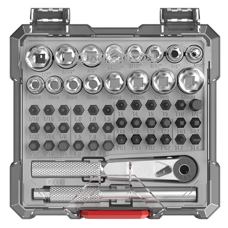 Real Avid AVX3SGBS52 52-Piece X3 Driver Socket Gunsmithing Bit Set