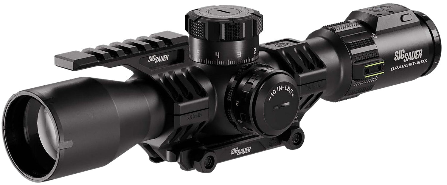 Sig Sauer SOBBDX63104 Bravo6T BDX 3-18x44mm 35mm FFP Black Illuminated DEV-L 2.0 Riflescope