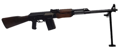 Riley Defense Inc RAK308RPK RPK 308 Win 20+1 22" Blued Threaded Barrel, Blued Receiver, Fixed Wood Stock, Black Polymer Grip, Bayonet Lug, Bipod