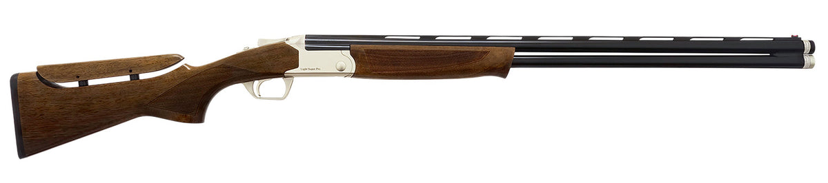 Silver Eagle Arms LSP1230 Light Super 12 Gauge 3" 2rd 30" Black Over/Under Vent Rib Barrel, Black Steel Receiver, Fixed Walnut Stock