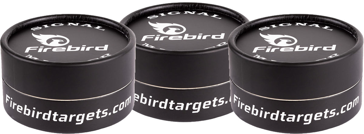Firebird USA SMCB Signal Marker Universal Black Firearm Target 65mm 3-Pack