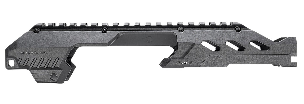 Strike Industries Black Steel SMC Charlie Top Rail Compatible w/ P320 Extended CH