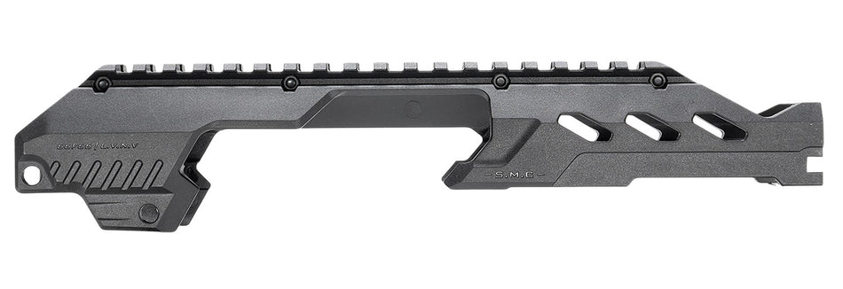 Strike Industries Black Steel SMC Charlie Top Rail Compatible w/ P320 Extended CH