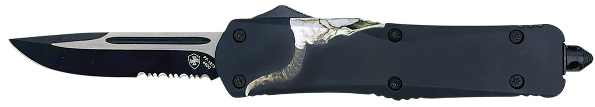 Templar Knife Gen II Saddle Blanket Slim OTF Tanto 3.43" 440C Stainless Blade, Red Aluminum Handle with Pocket Clip and Glass Breaker