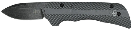 Templar Knife Cali Auto Assist 1.90" Folding Plain D2 Steel Drop Point Blade Gunmetal Anodized Handle