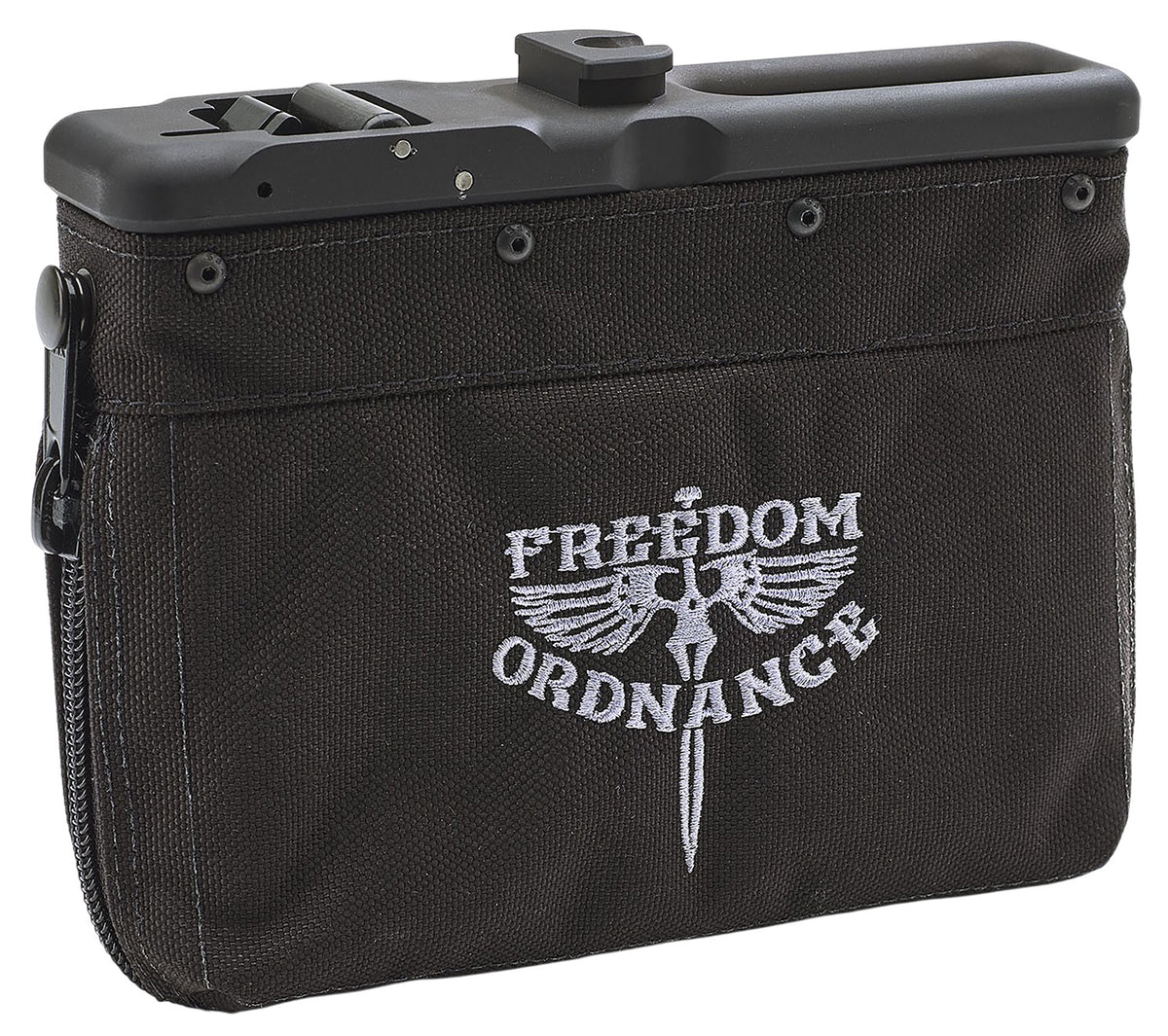 Freedom Ordnance FM-9 Waist Mount Belt Bag Black 9mm 150rd Capacity