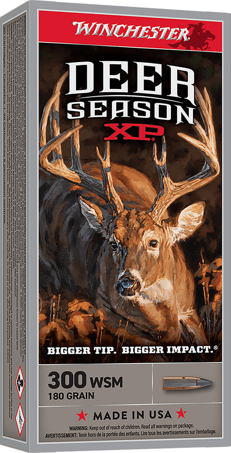 Winchester DEER SEASON XP .300 WSM 180 grain Polymer Tip ammunition