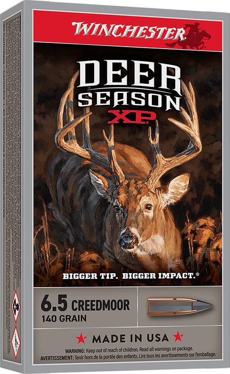 Winchester DEER SEASON XP 6.5mm Creedmoor 140 grain Polymer Tip ammunition