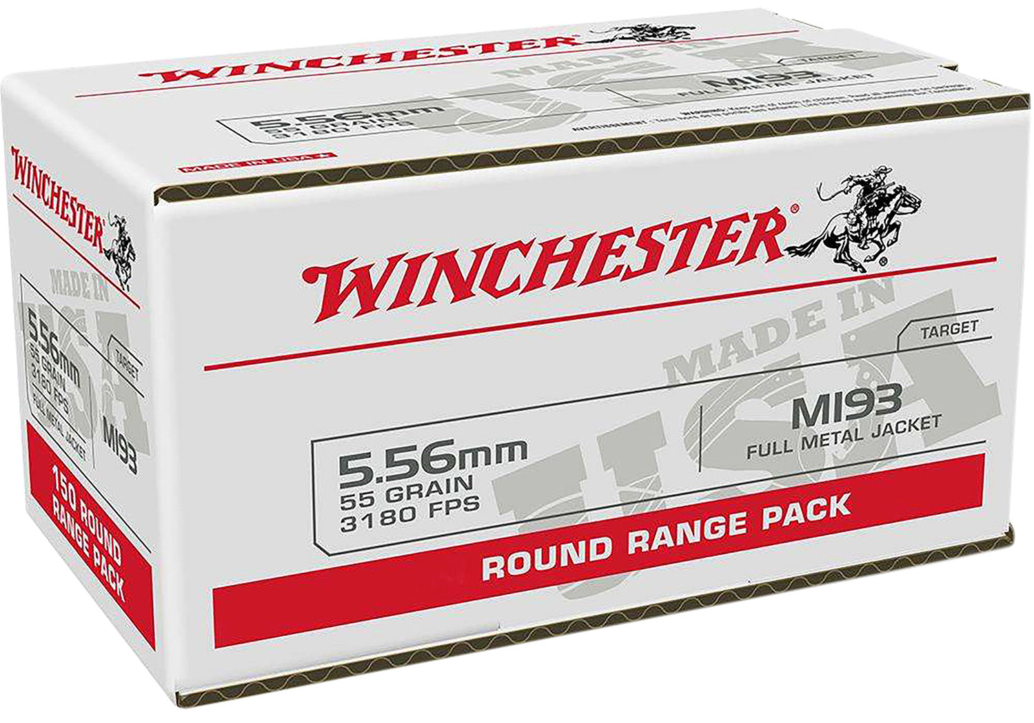 Winchester M193 5.56x45mm NATO 55 Gr FMJ