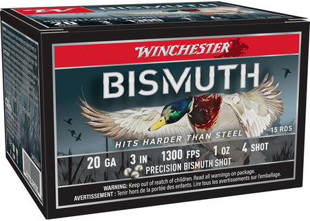 Winchester  Shotgun Ammo 20 Gauge 3 in 1 oz #4