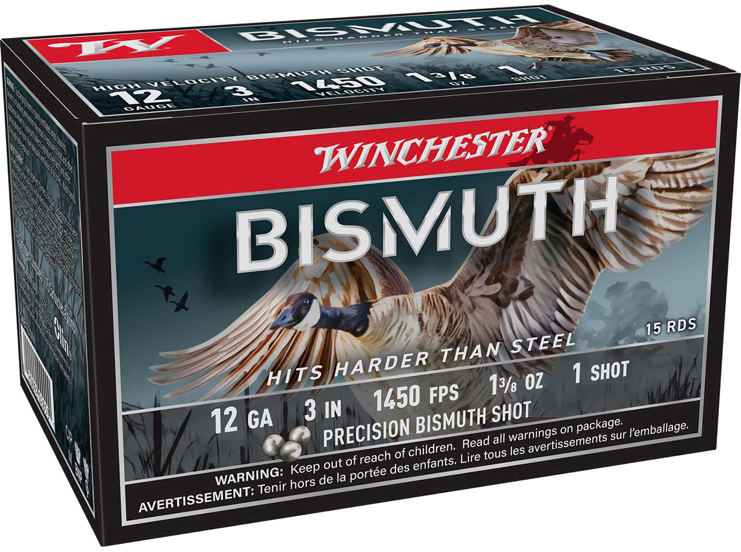 Winchester  Shotgun Ammo 12 Gauge 3 in 1-3/8 oz #1