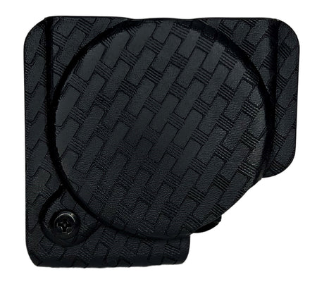 High Speed Gear Dip Can Kydex Carrier Black Basketweave with Adjustable Retention