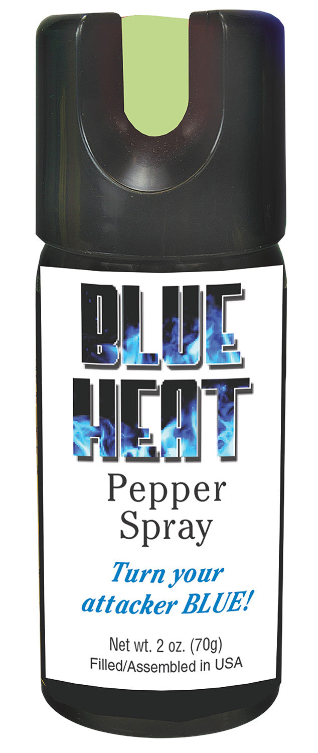 PSP 2 oz Pepper Spray Canister Range 8-12 ft Blue Heat