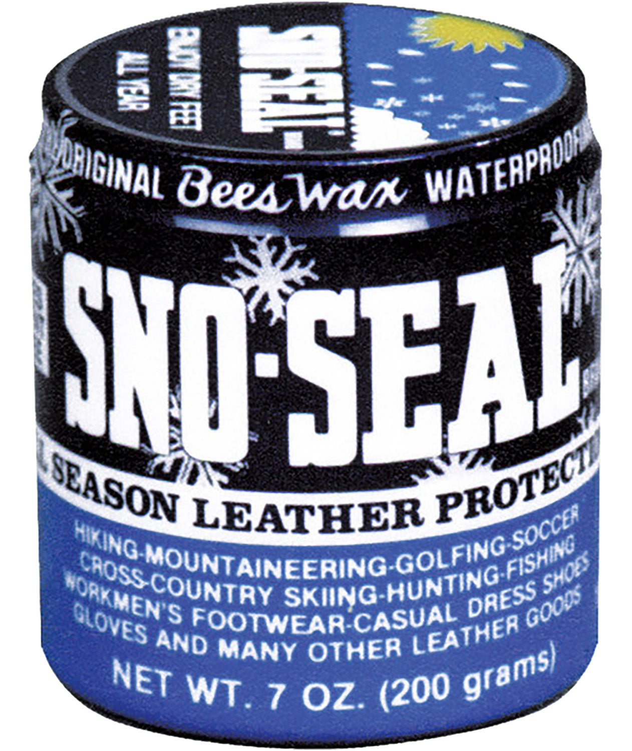 Atsko 1330 Sno-Seal Wax 8oz Beeswax Formula Moisture & Salt Protection