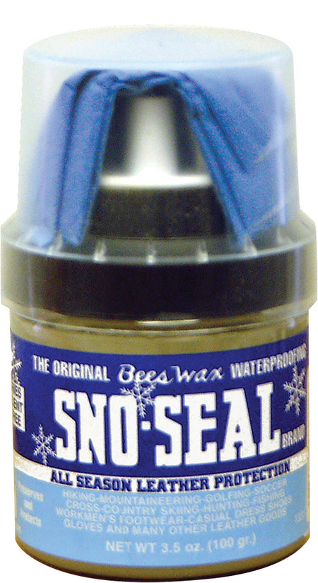 Atsko 13314 Sno-Seal Wax 4oz Beeswax Formula Boot & Leather Protectant