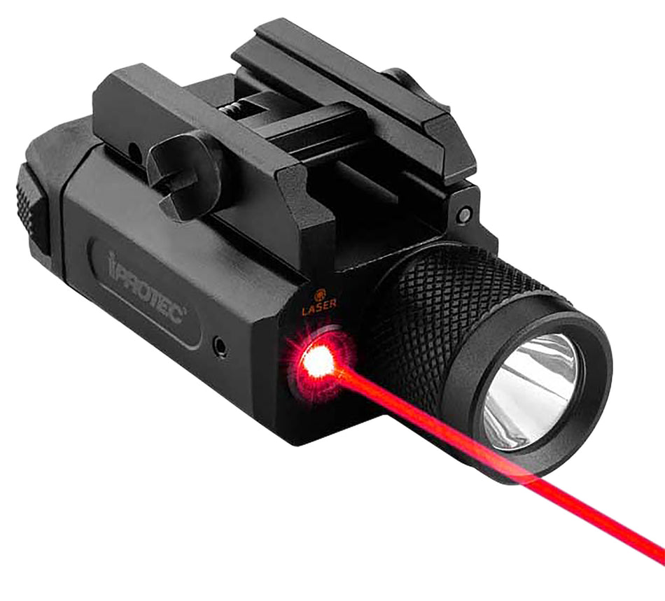 iPROTEC RM600LSR Rail Mount Light 600 Lumens Red Laser Aluminum Body USB-C Rechargeable
