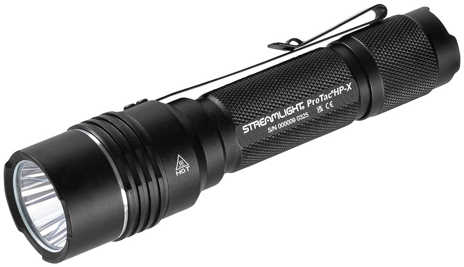 Streamlight ProTac HP-X Black 45/240/800 Lumens Long-Range Flashlight 648-Meter Beam
