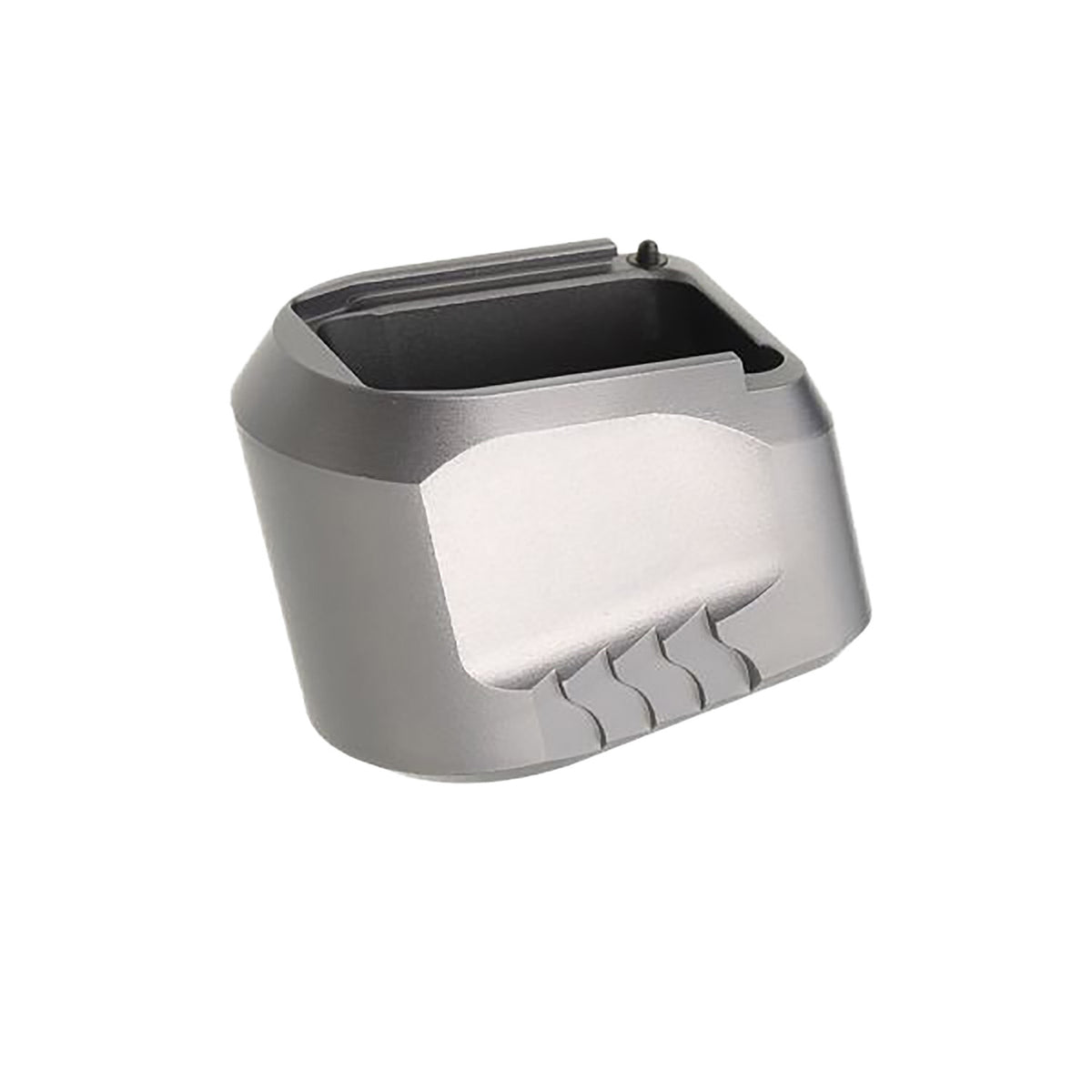 Tyrant Designs CNC M&P Full-Size 5-Round Magazine Extension Grey Aluminum TDMPMAGEXFSGREY