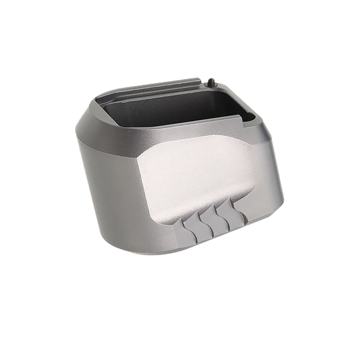 Tyrant Designs CNC M&P Full-Size 5-Round Magazine Extension Grey Aluminum TDMPMAGEXFSGREY