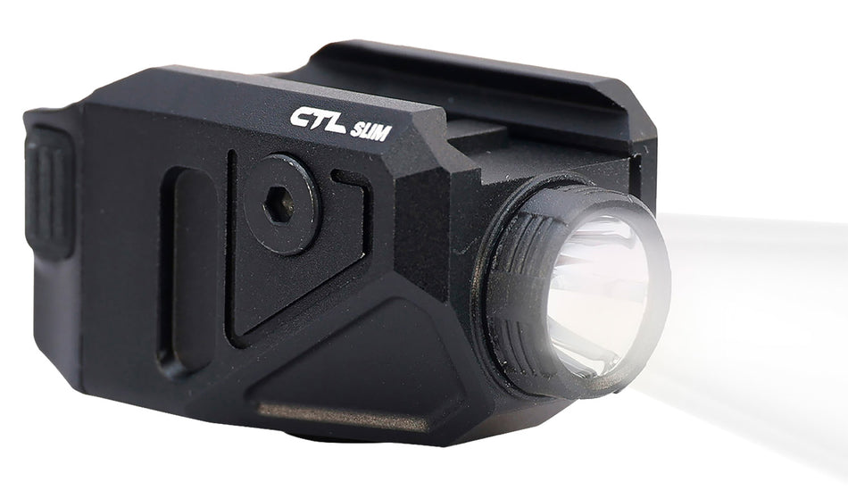 Viridian CTL Slim C Series 550 Lumens Black Rail Mount Weapon Light Glock 43X/48 MOS