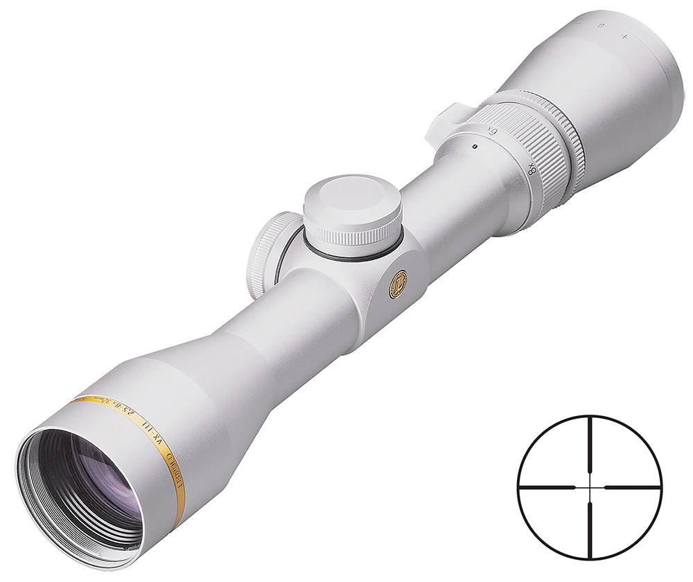 Leupold VX-3 Handgun Scope 2.5-8x 32mm Silver Duplex Reticle