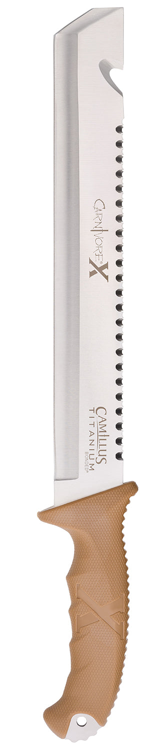 Camillus Carnivore X 12" Machete CAM 19236 Fixed Blade, Clamshell Packaging