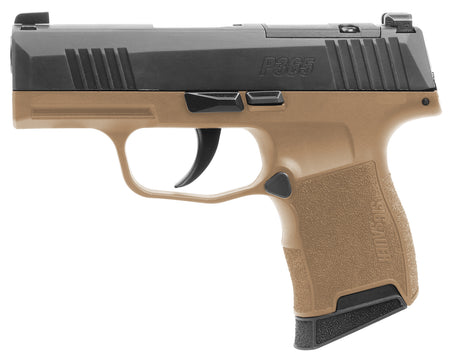 Sig Sauer 3659CTXR3P P365X Micro-Compact Frame 9mm Luger 10+1 3.10" Steel Barrel, Optic Ready/Serrated Slide, Coyote Tan Stainless Steel Frame w/Accessory Rail, Polymer Grip