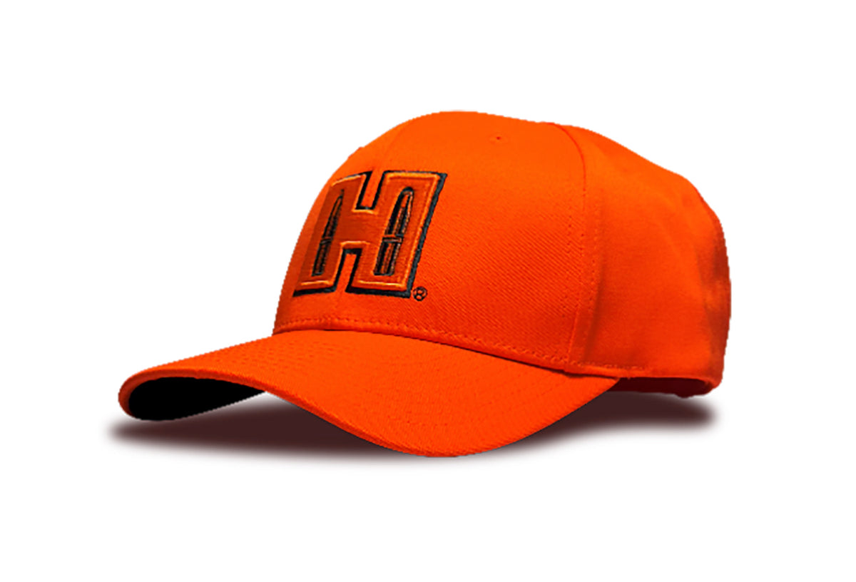 Hornady 30440 Blaze Orange Trucker Hat with Hornady Logo Patch