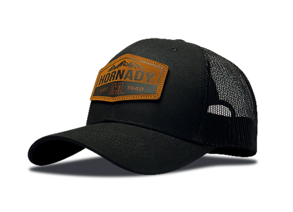 Hornady 32160 Black Two-Tone Trucker Hat with Logo Patch