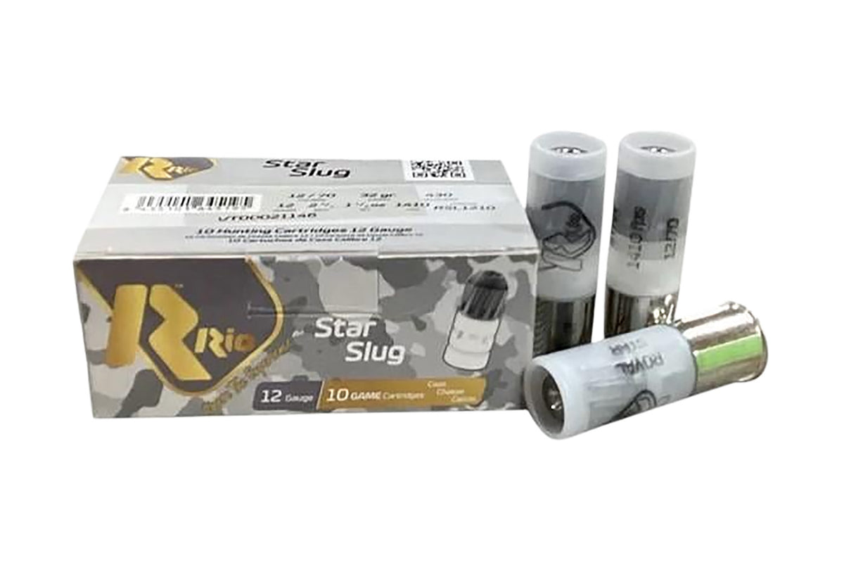 Rio Ammunition  Shotgun Ammo 12 Gauge 2.75 in 1-1/8 oz Slug