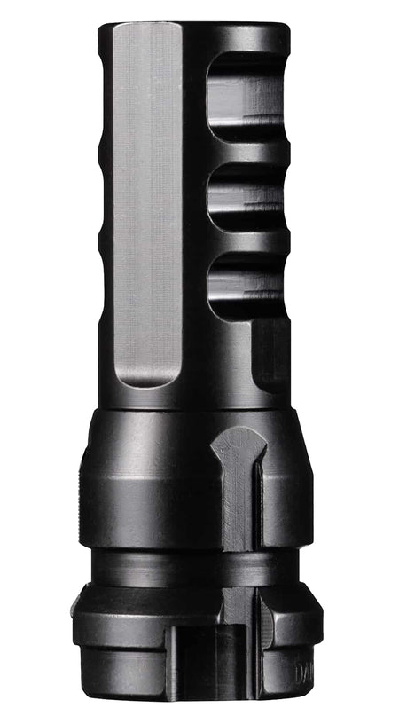 Dead Air DA103 KeyMo Muzzle Brake 338 Caliber 4140 HT Alloy Steel Black Nitride 3/4"x24