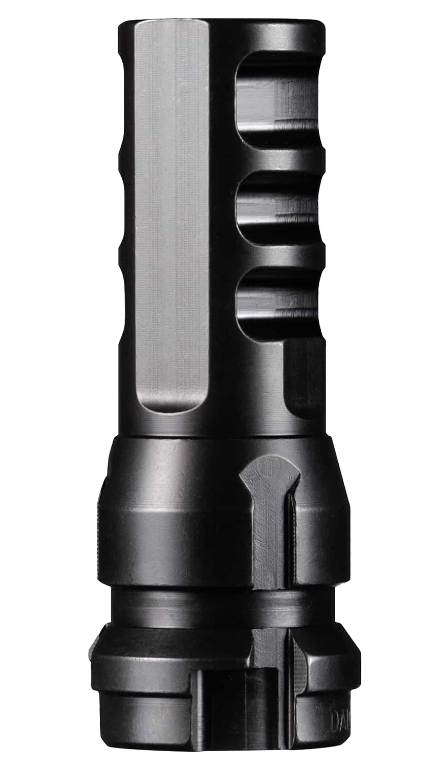Dead Air DA106 KeyMo Muzzle Brake 338 Caliber 4140 HT Alloy Steel Black Nitride M18X1.5