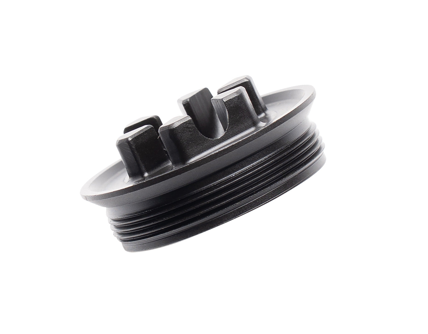 Dead Air RXD206 Flash Hider Front Cap for R-Series 5.56mm 6-Tine Black Nitride