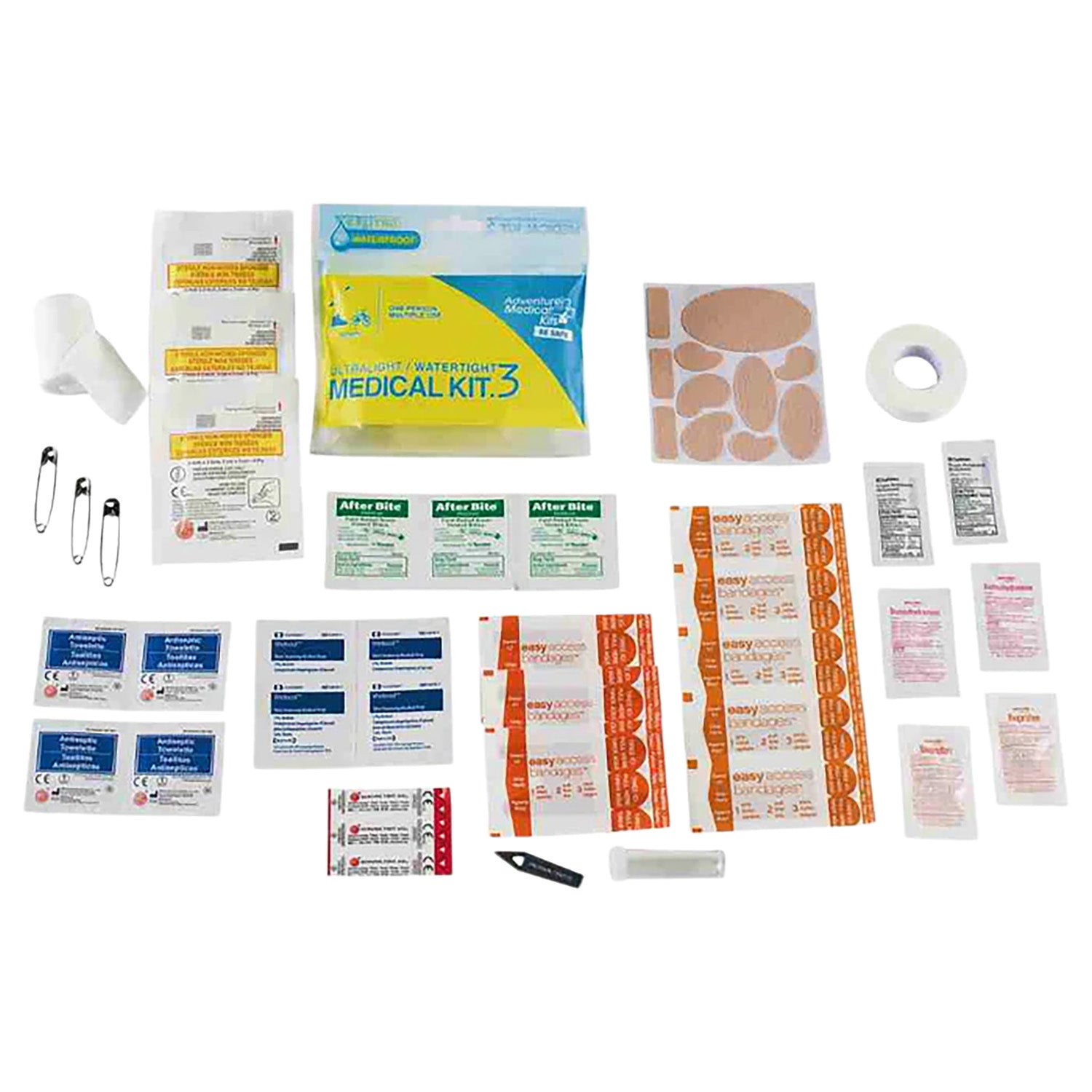 Adventure Medical Kits 1250397 Watertight .3 Solo First Aid Kit Compact Waterproof Outdoor